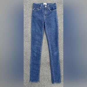 Acne Studios Women's Deep Blue Skinny Jeans